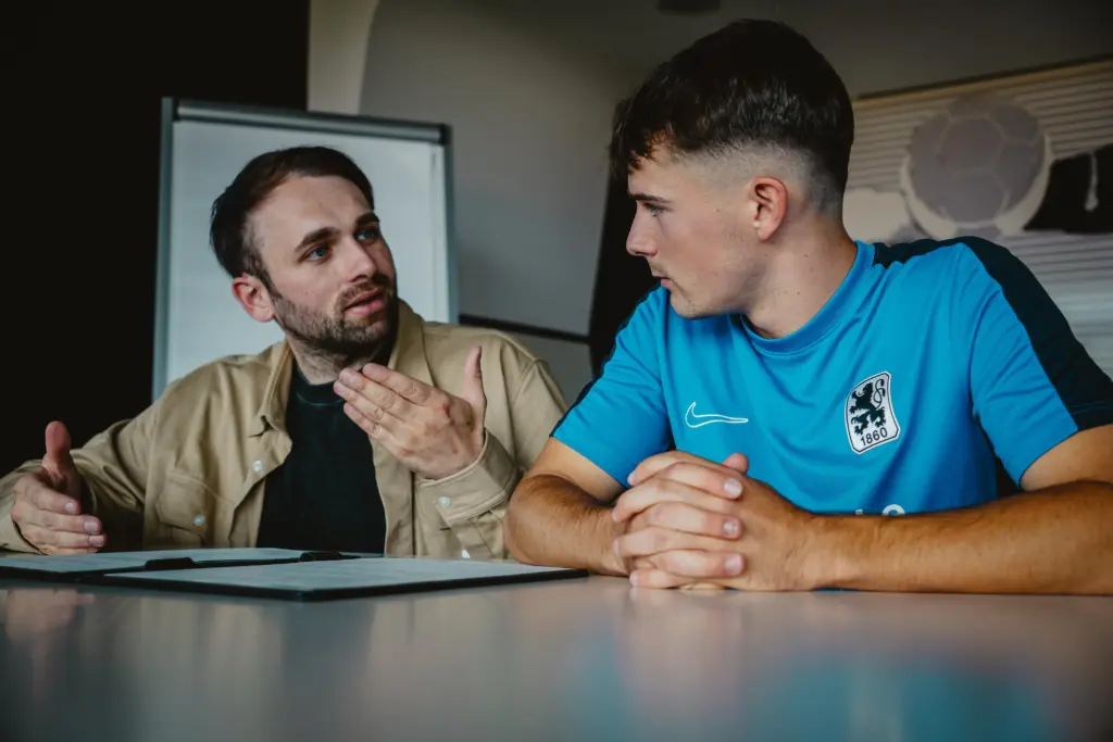 Matthias im Gespräch mit Kilian König – Weg ins NLZ des TSV 1860 München